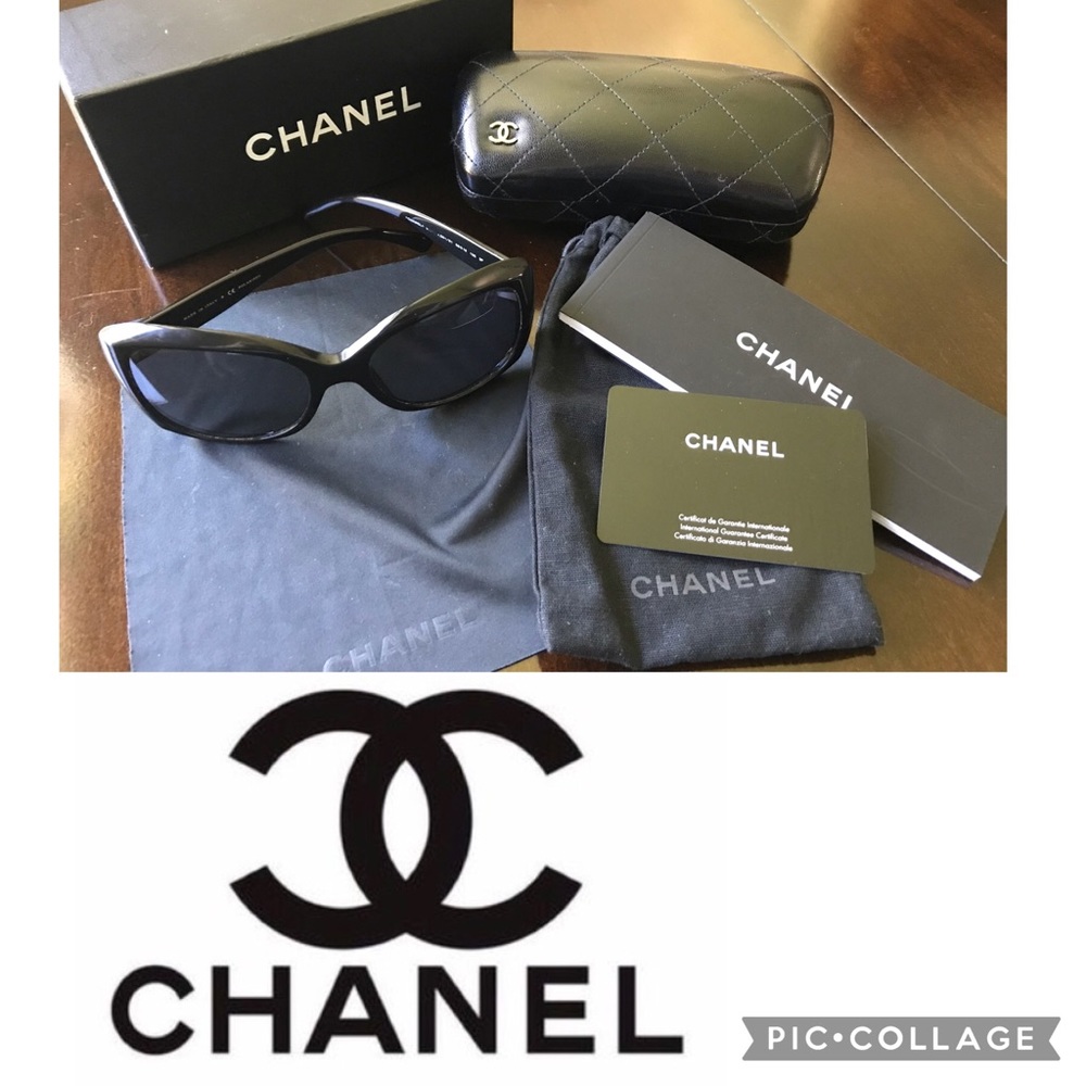 Black CHANEL Polorized Sunglasses 🕶
